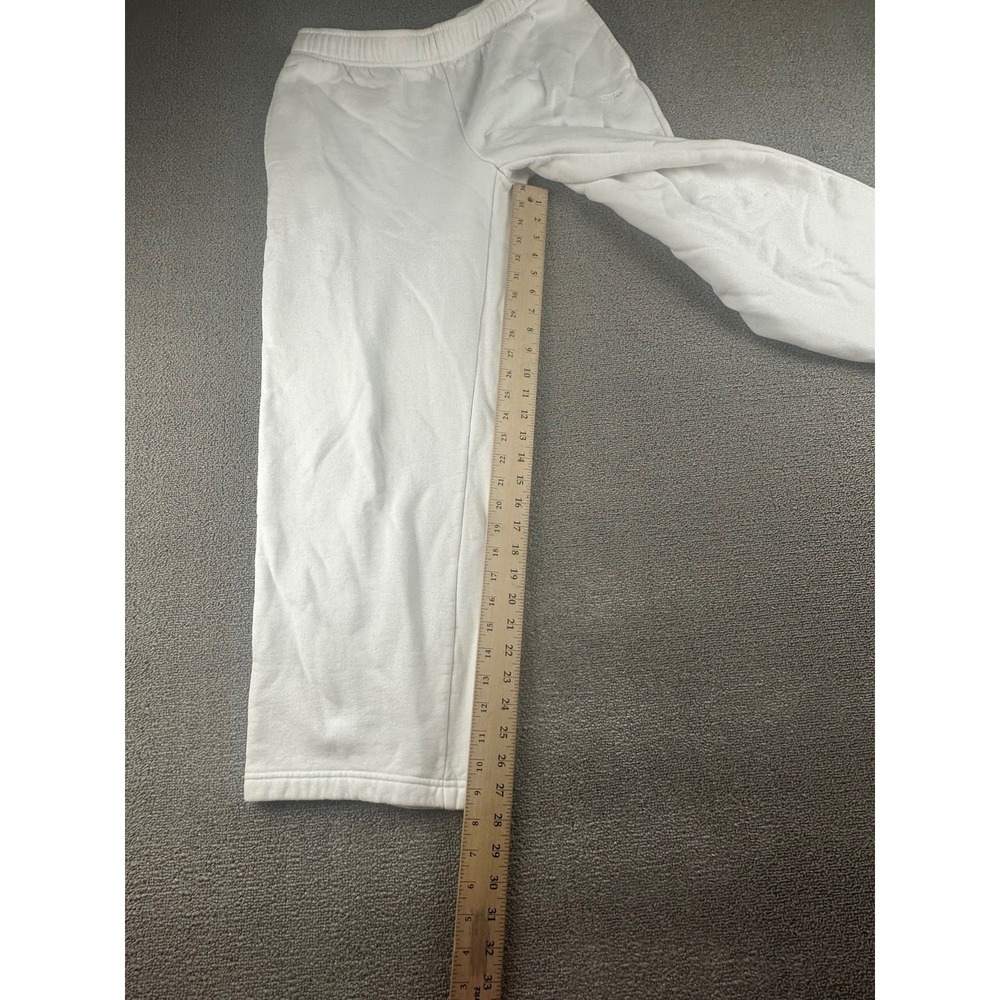 Aritzia Cozy Sweatfleece Mega Straight Sweatpants Women M White Sportswear - Picture 6 of 8